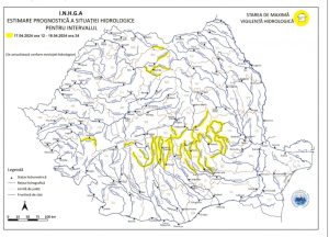 Read more about the article ATENȚIONARE HIDROLOGICĂ COD GALBEN PE UNELE SECTOARE ALE RÂURILOR DÂMBOVIȚA, IALOMIȚA ȘI ARGEȘ