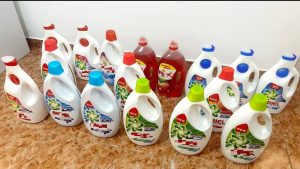 Read more about the article Peste 100 de litri de detergent confiscat de jandarmi într-o piață din Târgoviște