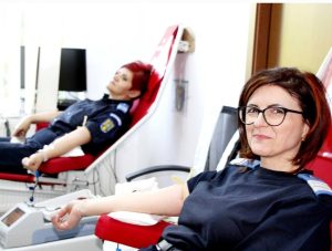 Read more about the article Donează sânge! Salvează o viață!”, alături de jandarmii dâmbovițeni