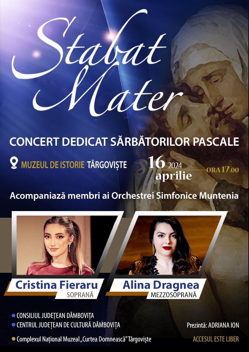 You are currently viewing Centrul Județean de Cultură Dâmbovița, vă invită la concertul „Stabat Mater”!