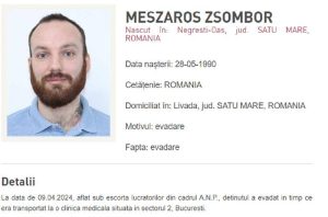 Read more about the article Atenție! Un deținut periculos, acuzat de crimă, a evadat chiar de sub ochii polițiștilor bucureșteni