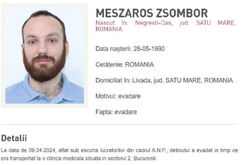 You are currently viewing Atenție! Un deținut periculos, acuzat de crimă, a evadat chiar de sub ochii polițiștilor bucureșteni