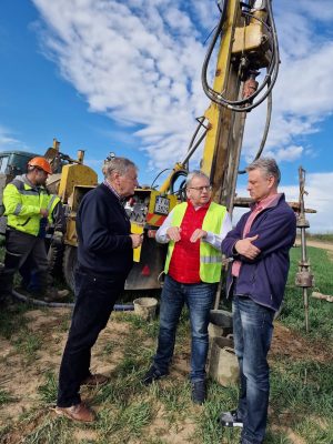 Read more about the article Ionuț Săvoiu: au început forajele si preluarea probelor pentru realizarea studiilor geotehnice necesare elaborării studiului de fezabilitate a Drumului Expres Găești – Târgoviște – Ploiești