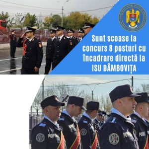 Read more about the article ISU Dâmbovița scoate la concurs 8 posturi cu încadrare directă