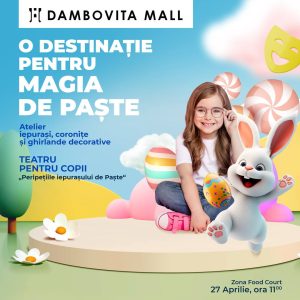 Read more about the article Copiii sunt invitați, mâine, să se bucure de magia Sărbătorilor Pascale, la Dâmbovița Mall