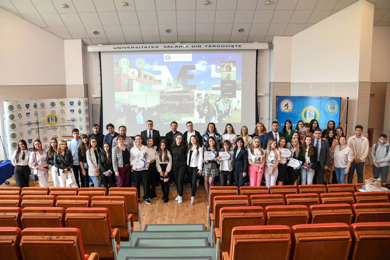 You are currently viewing Facultatea de Științe Economice din cadrul Universității „Valahia” din Târgoviște a organizat concursul de pitch-uri antreprenoriale intitulat „EME 2024”