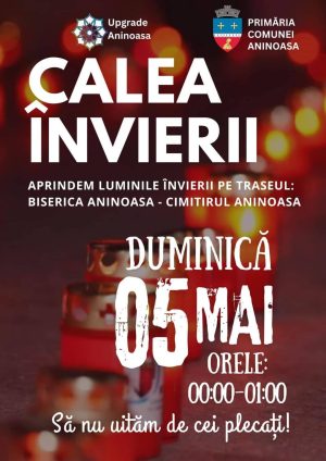 Read more about the article Locuitorii din Aninoasa, invitați să aprindă candele pe strada Cimitirului