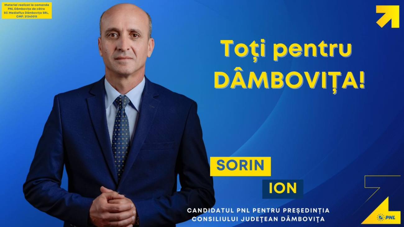 You are currently viewing Sorin Ion, candidat la conducerea CJD: Proiectele pe care le propun și pe care le voi implementa, în calitate de președinte al Consiliului Județean Dâmbovița, sunt proiecte realiste
