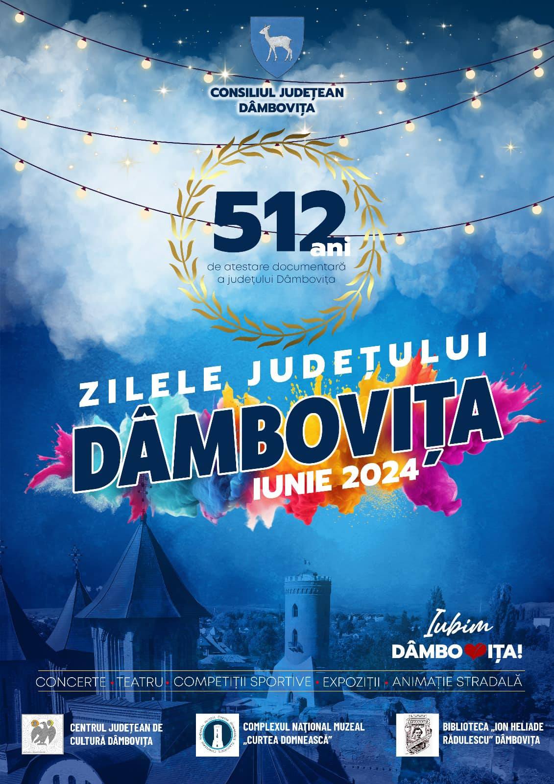 You are currently viewing În perioada 31 mai – 13 iunie, dâmbovițenii sunt invitați la a treia ediție a zilelor județului. Vezi programul manifestărilor