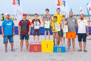 Read more about the article Șapte sportivi de la CSȘ Târgoviște, pe podium la Campionatul Național de lupte pe plajă