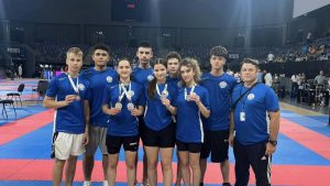 Read more about the article Sportivii de la CS Târgoviște, de șapte ori pe podium la Cupa României de Karate Interstiluri! Lorelley Andrei a obținut aurul la seniori
