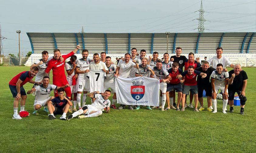 You are currently viewing Urban Titu a promovat în Liga 3, după o dublă victorie în barajul cu Metropolitan Ișalnița