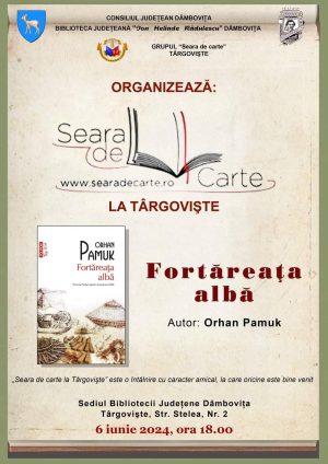Read more about the article A avut loc o nouă întâlnire din ciclul „Seara de carte la Târgoviște”, la Biblioteca Județeană Dâmbovița