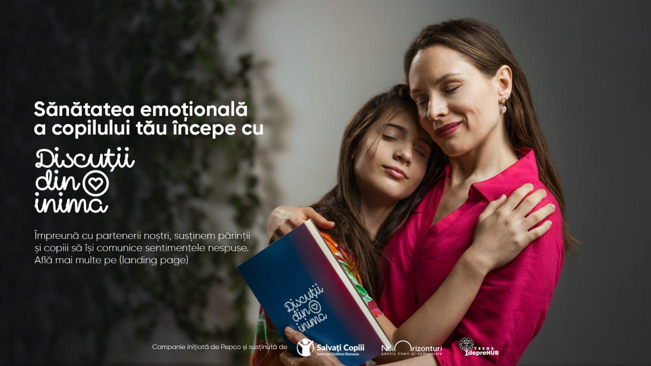 You are currently viewing 15% din părinți nu alocă deloc timp relației cu propriii lor copii: Pepco România lansează campania „Discuții din inimă”, alături de  Organizația Salvați Copiii, Asociația Happy Minds și Fundația Noi Orizonturi