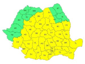 Read more about the article Avertizare meteo COD GALBEN de instabilitate atmosferică în județul Dâmbovița