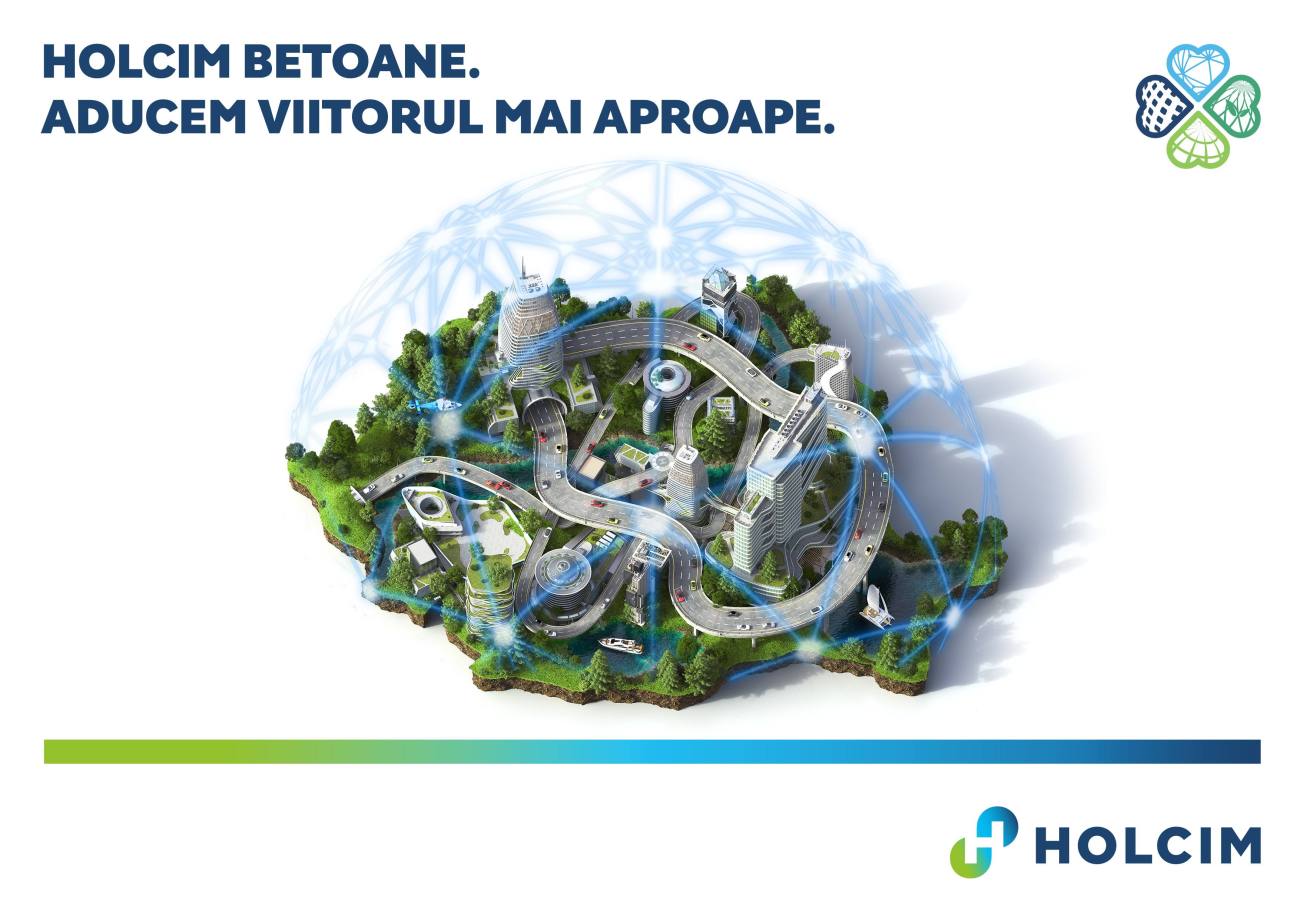 You are currently viewing Holcim România lansează noi soluții digitale inovatoare și o nouă identitate de brand pentru o gamă largă de betoane