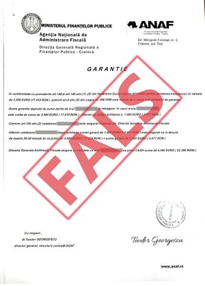 Read more about the article Tentativă de înșelăciune în numele Direcției Generale Antifraudă Fiscală