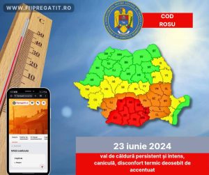 Read more about the article Sfaturile ISU Dâmbovița, în contextul Codului Roșu de caniculă anunțat de meteorologi, pentru finalul săptămânii