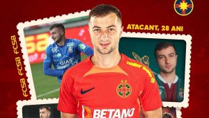 Read more about the article Dâmbovițeanul Daniel Popa a fost prezentat oficial la FCSB. Atacantul a semnat un contract valabil pe două sezoane cu bucureștenii
