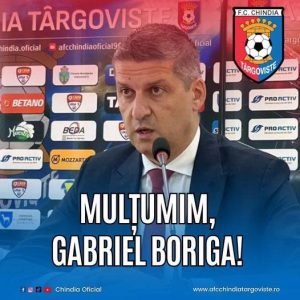 Read more about the article Gabriel Boriga a demisionat din conducerea Chindiei Târgoviște! Marcel Ghergu, cel mai probabil, va deveni noul președinte al clubului dâmbovițean