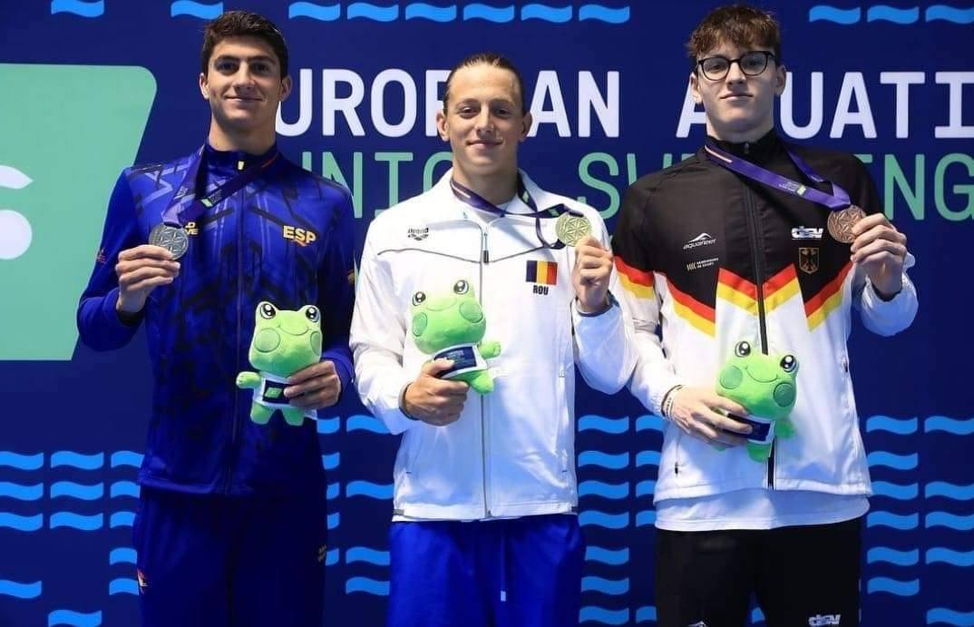 You are currently viewing Medalie de aur pentru România la Campionatul European de înot pentru juniori de la Vilnius, Lituania