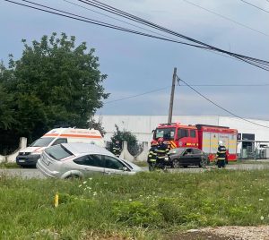 Read more about the article Accident rutier pe Aleea Mănăstirii Dealu! O persoană a fost rănită!