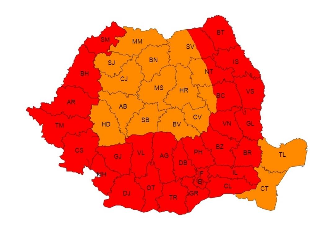 You are currently viewing Atenție! Cod Roșu de caniculă pentru jumătate din țară, inclusiv pentru Dâmbovița