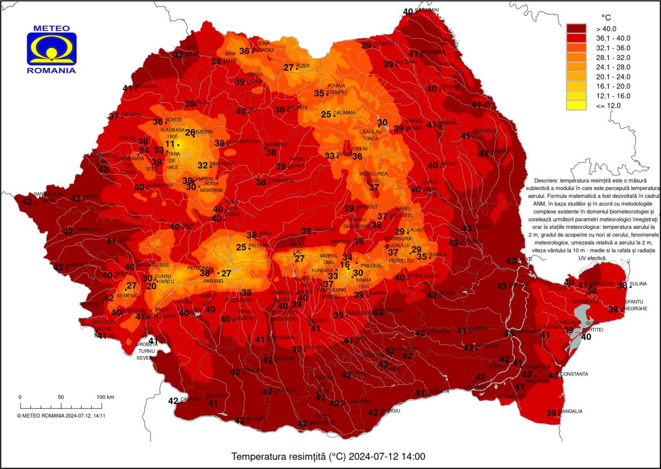 You are currently viewing Dâmbovița, sub Cod Roșu de caniculă, în acest weekend