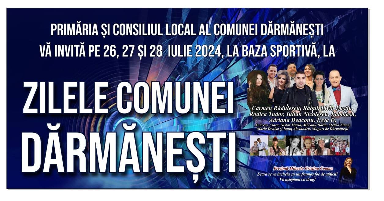 You are currently viewing Sărbătoare, la final de săptămână, pentru locuitorii din Dărmănești