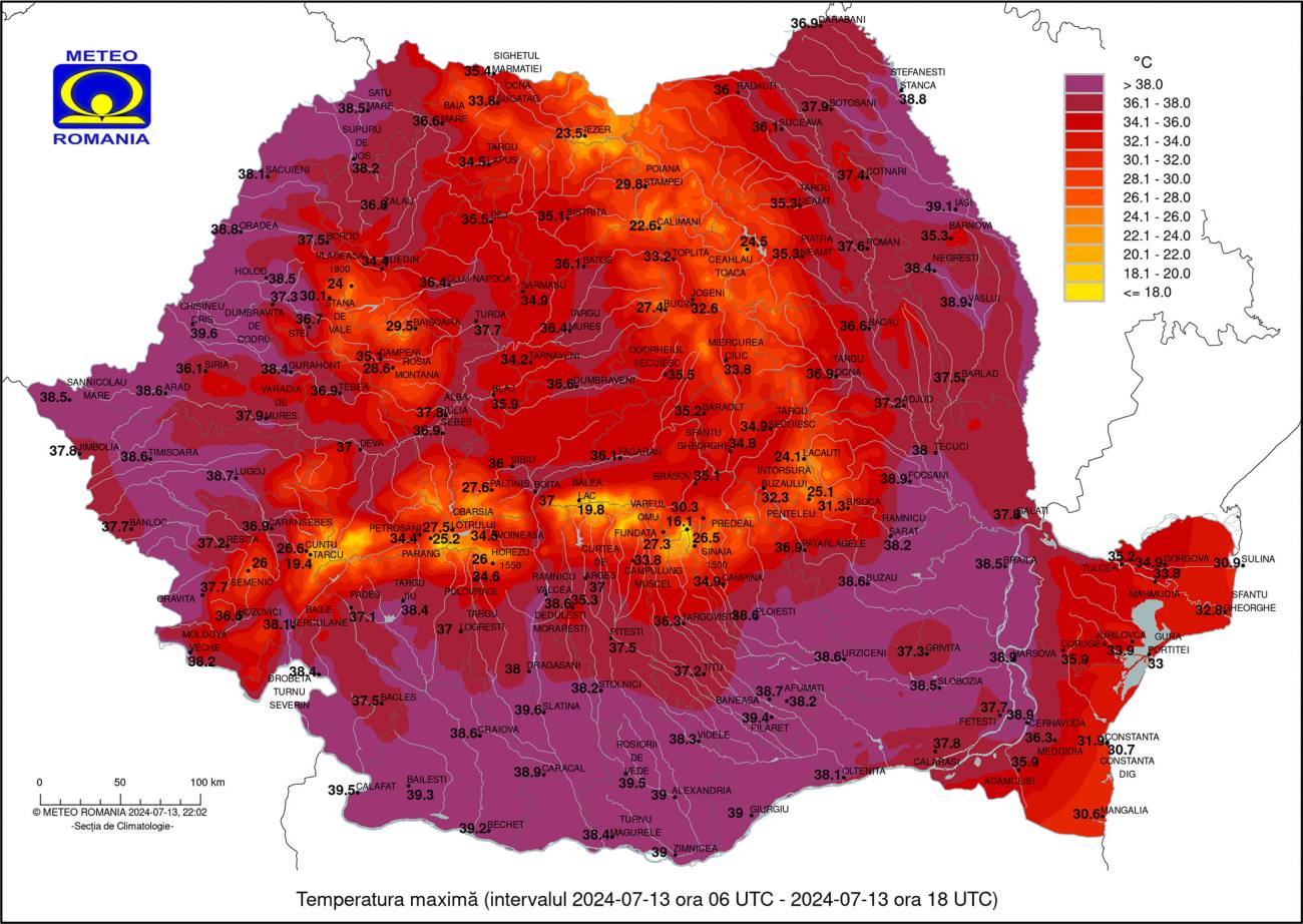 You are currently viewing Zi de foc, astăzi, în județul Dâmbovița. Codul Roșu de caniculă a fost prelungit