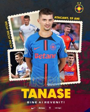 Read more about the article Fotbalistul dâmbovițean Florin Tănase a revenit al FCSB! Ce salariu va încasa la campioana României