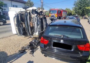 Read more about the article Accident rutier violent pe DN 7 – Găești! Din fericire nu sunt victime!