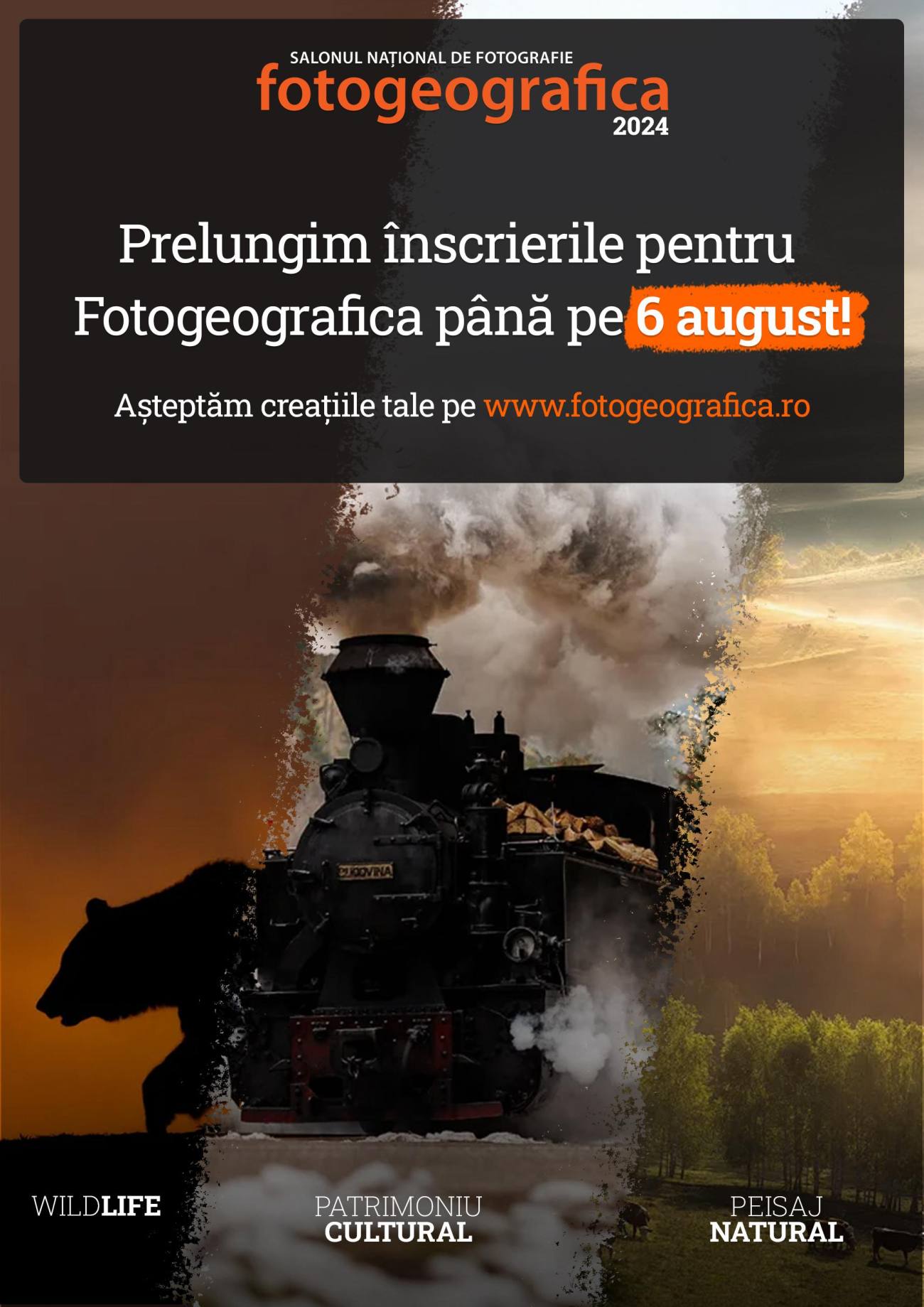 You are currently viewing Perioada de înscriere la Concursul Naţional de Fotografie „Fotogeografica” se prelungește!