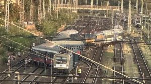 Read more about the article Trenul InterCity de la Cluj-Napoca la Budapesta a deraiat în apropierea gării Keleti din Budapesta