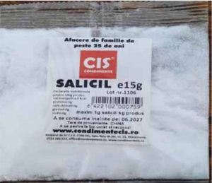 Read more about the article ANSVSA retrage de pe piață produsul SALICIL, vândut drept conservant pentru alimente