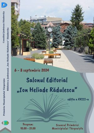 Read more about the article Biblioteca Judeţeană Dâmboviţa organizează a XXIII-a ediţie a Salonului Editorial „Ion Heliade Rădulescu”. Vezi programul!