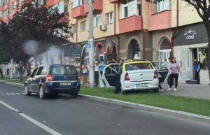 Read more about the article Coliziune între un taxi și un alt autoturism, în centrul municipiului Târgoviște!
