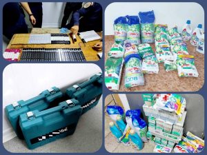 Read more about the article Produse contrafăcute, confiscate de jandarmi în târgurile anuale din Titu și Cornești, precum și în zone comerciale din Târgoviște