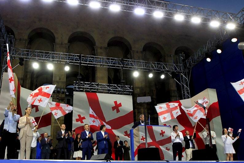 You are currently viewing Partidul de guvernământ pro- rus Visul Georgian a obţinut majoritatea la alegerile parlamentare din Georgia
