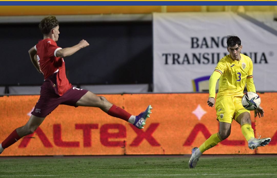 You are currently viewing România U20 a terminat la egalitate disputa amicală cu Elveția U20, susținută la Târgoviște