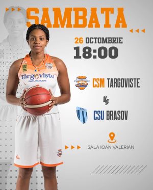 Read more about the article Baschetbalistele de la CSM Târgoviște, înfruntare cu CS Universitar Brașov în campionat