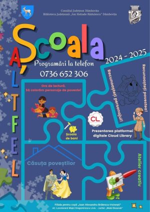 Read more about the article Activități dedicate programului „Școala Altfel” la filiala pentru copii a Bibliotecii Județene Dâmbovița