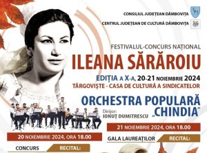 Read more about the article Au fost anunțati concurenții participanți la Festivalul-Concurs Național „Ileana Sărăroiu”, ediția a X-a!