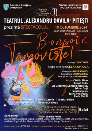 Read more about the article Spectacol de revistă susținut de Teatrul „Alexandru Davila” din Pitești la Târgoviște. Vezi detalii!