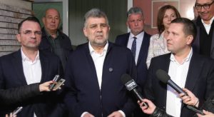 Read more about the article Marcel Ciolacu, la Târgoviște: ne-am ales cu foarte multe după mandatul domnului Iohannis, cu trei găuri