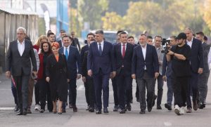 Read more about the article Președintele PSD, Dâmbovița, Corneliu Ștefan, alături de Marcel Ciolacu, la depunerea candidaturii pentru alegerile prezidențiale