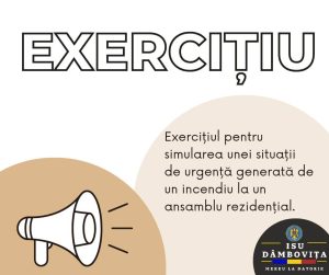 Read more about the article Exercițiu pentru simularea unei situații de urgență, mâine, la Crevedia