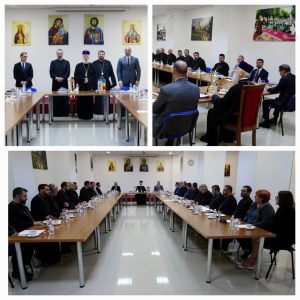 Read more about the article CONSILIUL EPARHIAL AL ARHIEPISCOPIEI TÂRGOVIŞTEI S-A ÎNTRUNIT ÎN ȘEDINȚĂ DE LUCRU