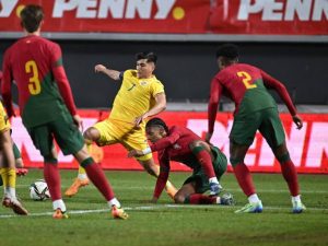 Read more about the article Naționala U20 a României a remizat cu Portugalia U20, într-un meci disputat la Târgoviște