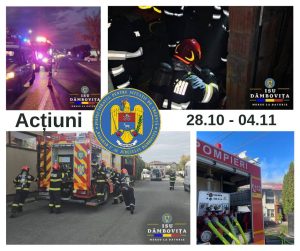 Read more about the article Peste 230 de intervenții, pentru pompierii dâmbovițeni, în ultima săptămână
